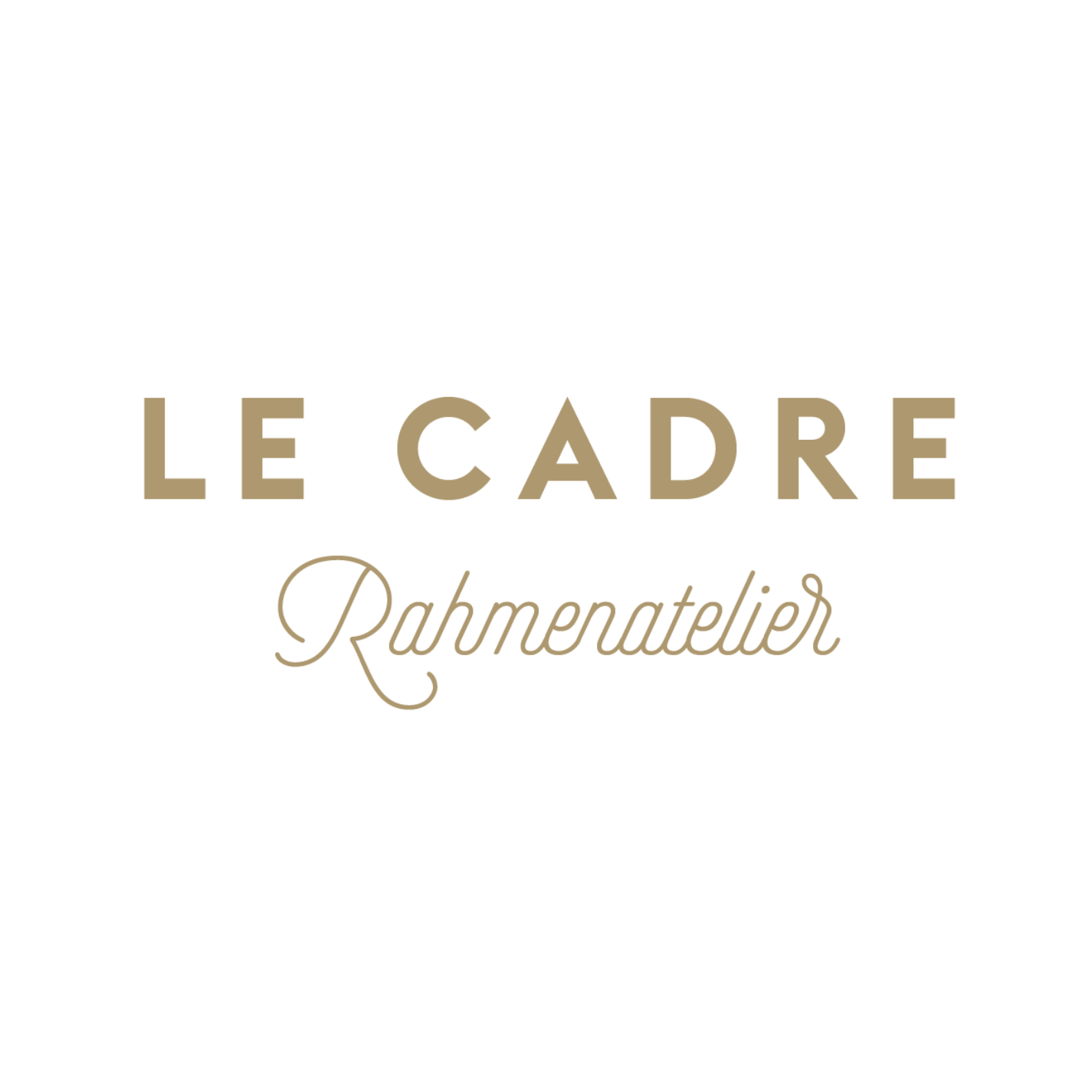 Logo – LE CADRE gold